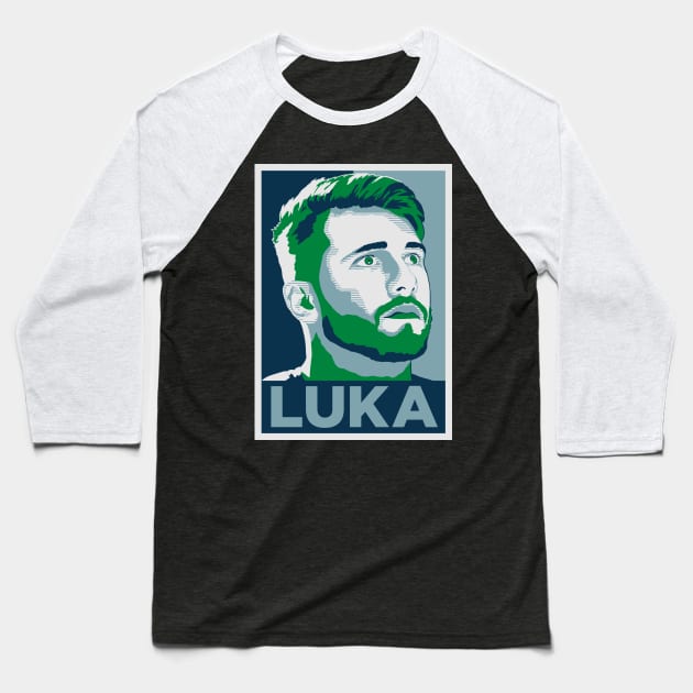 Luka Doncic Hope Baseball T-Shirt by Caloy